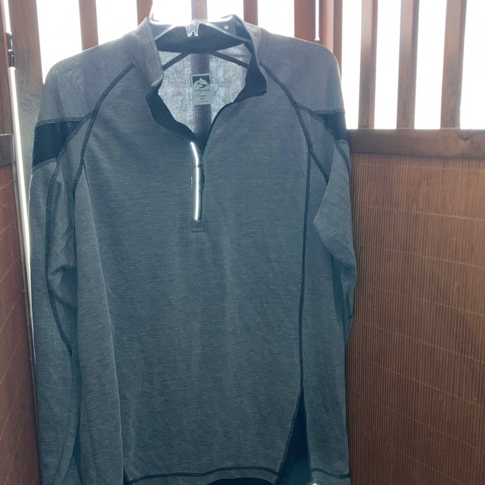 Storm Creek Gray Quarter-Zip Performance Pullover 2XL‎